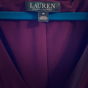Ralph Lauren size 16 eggplant dress